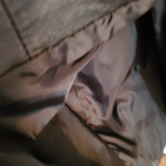 Charles Klein Leather Coat S MED - Picture 7 of 8